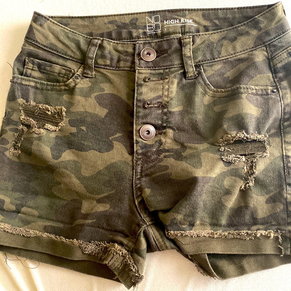 Camouflage shorts